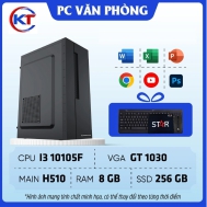 PC Văn Phòng | I3 10105F/RAM 8GB/SSD 256GB/VGA GT 1030, Intel