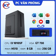 PC Văn Phòng | I3 10105F/RAM 8GB/ SSD 256/ VGA GT 730, Intel
