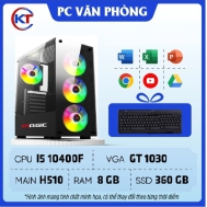 PC Văn Phòng | I5 10400F/ RAM 8GB/ SSD 360GB/ VGA GT 1030, Intel
