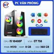 PC Văn Phòng | I5 10400F/ RAM 8GB/ SSD 360GB/ VGA GT 730, Intel