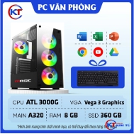 PC Văn Phòng | Athlon 3000G/ RAM 8GB/ SSD 360GB, AMD 