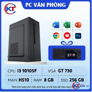 PC Văn Phòng | I3 10105F/RAM 8GB/ SSD 256/ VGA GT 730, Intel
