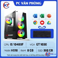 PC Văn Phòng | I5 10400F/ RAM 8GB/ SSD 360GB/ VGA GT 1030, Intel