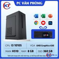 PC Văn Phòng | I3 10105/ RAM 8GB/ SSD 360GB, Intel