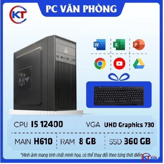 PC Văn Phòng | I5 12400, Intel 